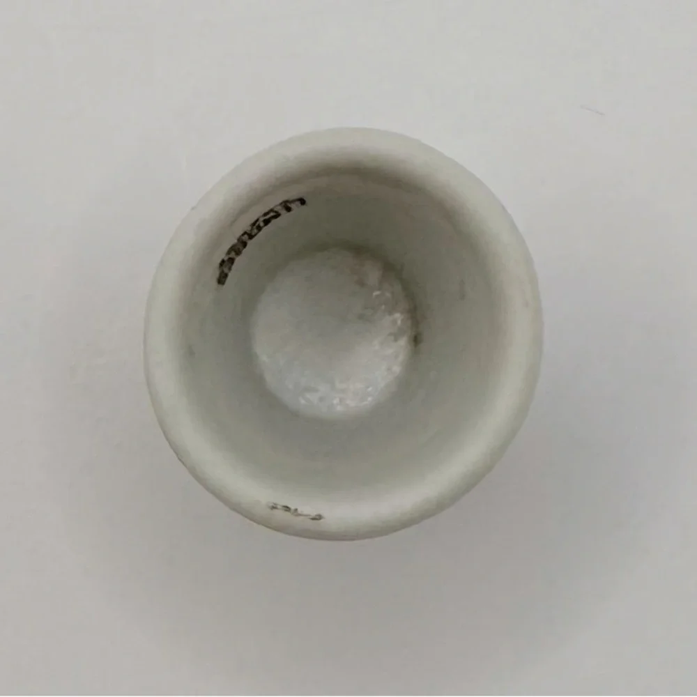 LIMOGES Vintage Floral Porcelain Thimble